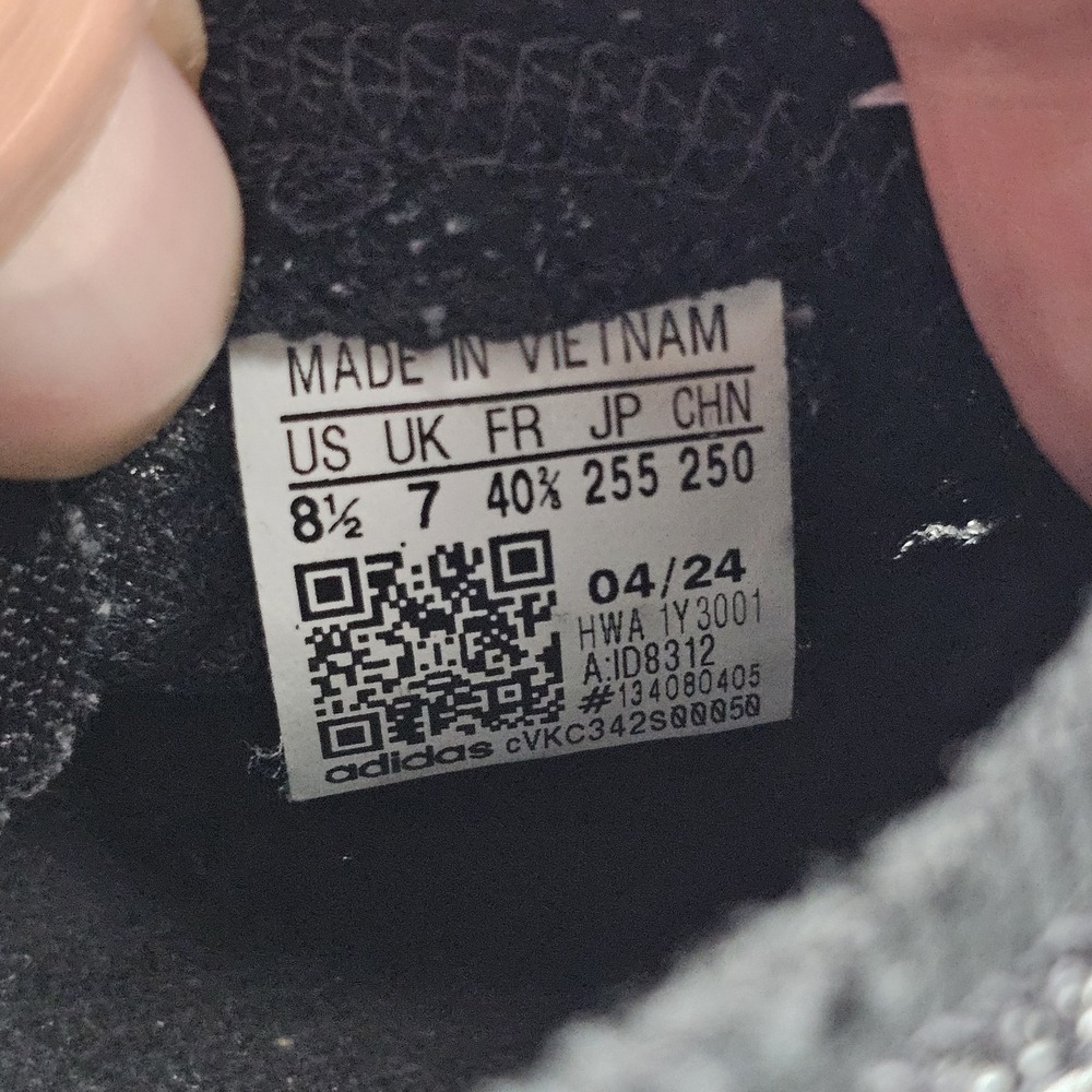 Adidas Womens Size 8.5 US 4DFWD x Strung Black Grey White Running Sneakers Shoes - Picture 8 of 8